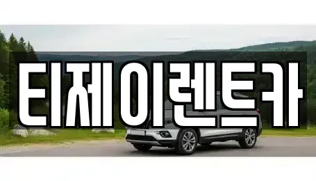 서울특별시 종로구 옥인동 렌트카 전문 티제이렌트카