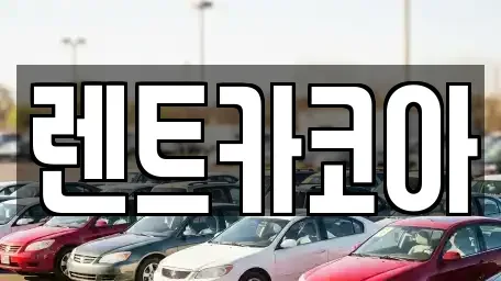 서울특별시 중구 무교동 렌트카 전문 렌트카코아