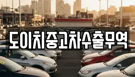 서울특별시 중구 방산동 중고차매매 전문 도이치중고차수출무역