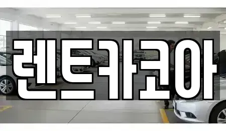 서울특별시 중구 중림동 렌트카 전문 렌트카코아