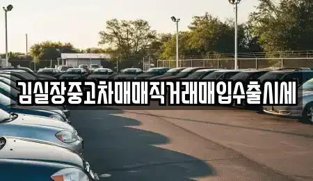 서울특별시 중구 충정로1가 중고차매입 전문 김실장중고차매매직거래매입수출시세