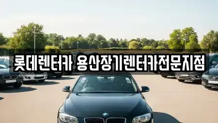 서울특별시 중구 태평로2가 장기렌트카 전문 롯데렌터카 용산장기렌터카전문지점