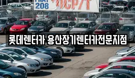 서울특별시 중구 회현동1가 장기렌트카 전문 롯데렌터카 용산장기렌터카전문지점