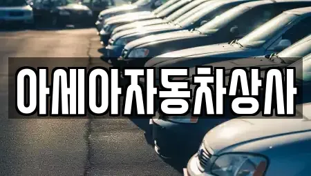 서울특별시 중구 회현동1가 중고차 전문 아세아자동차상사