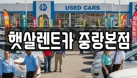 서울특별시 중랑구 상봉동 렌트카 전문 햇살렌트카 중랑본점