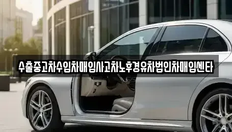 세종 조치원읍 중고차매입 전문 수출중고차수입차매입사고차노후경유차법인차매입센타