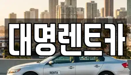 세종 집현동 렌트카 전문 대명렌트카