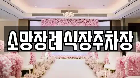 소망장례식장주차장