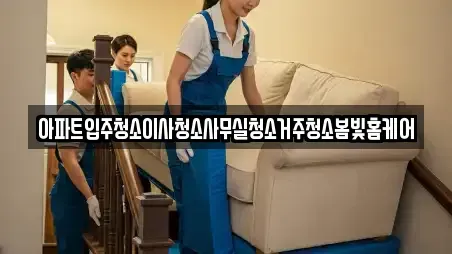 아파트입주청소이사청소사무실청소거주청소봄빛홈케어