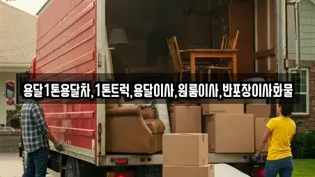 용달1톤용달차,1톤트럭,용달이사,원룸이사,반포장이사화물