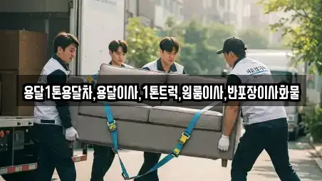 용달1톤용달차,용달이사,1톤트럭,원룸이사,반포장이사화물