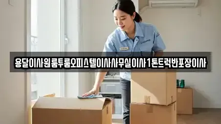 용달이사원룸투룸오피스텔이사사무실이사1톤트럭반포장이사