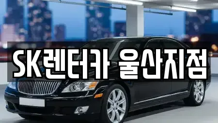 울산 남구 달동 렌트카 전문 SK렌터카 울산지점