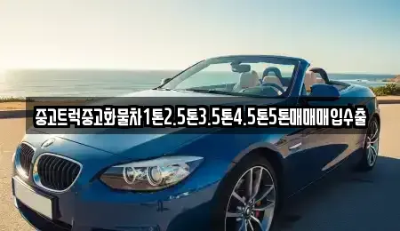 울산광역시 울주군 웅촌면 중고차 전문 중고트럭중고화물차1톤2.5톤3.5톤4.5톤5톤매매매입수출