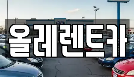 울산광역시 중구 서동 렌트카 전문 올레렌트카