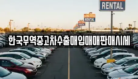 울산광역시 중구 태화동 중고차매입 전문 한국무역중고차수출매입매매판매시세