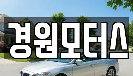 인천 강화군 강화읍 중고차매매 전문 경원모터스