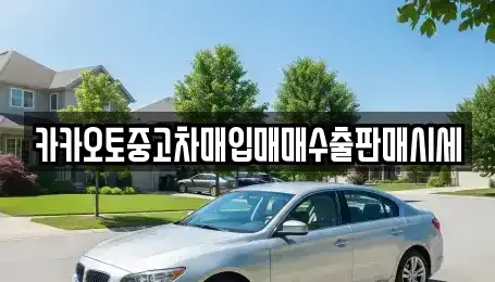 인천 강화군 강화읍 중고차매입 전문 카카오토중고차매입매매수출판매시세