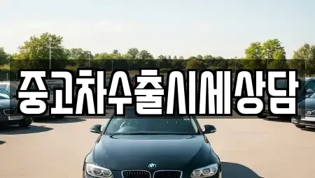 인천 동구 금곡동 중고차 전문 중고차수출시세상담