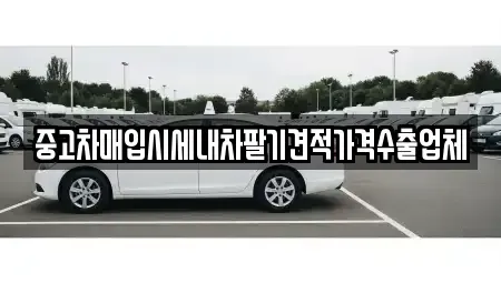 인천 연수구 연수동 중고차매입 전문 중고차매입시세내차팔기견적가격수출업체