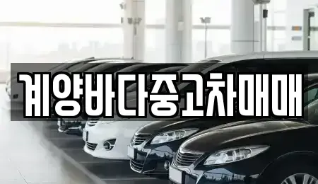 인천광역시 계양구 계산동 중고차 전문 계양바다중고차매매