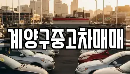 인천광역시 계양구 상야동 중고차매매 전문 계양구중고차매매