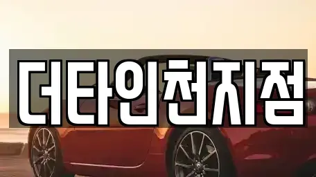 인천광역시 부평구 부개동 렌트카 전문 더타인천지점