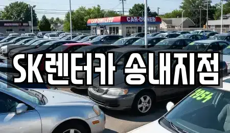 인천광역시 부평구 부개동 장기렌트카 전문 SK렌터카 송내지점