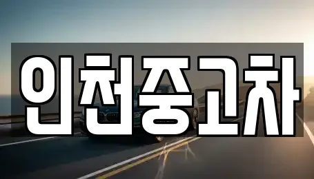 인천광역시 서구 중고차 전문 인천중고차
