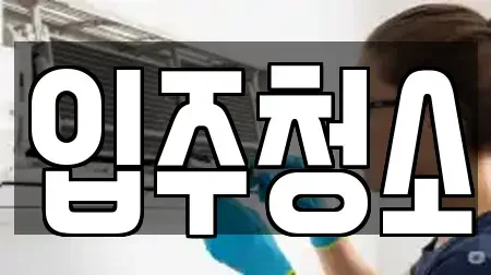 입주청소