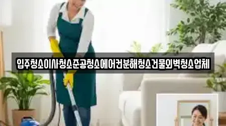 입주청소이사청소준공청소에어컨분해청소건물외벽청소업체
