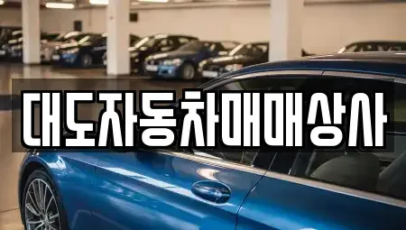 전남 광양시 광양읍 중고차 전문 대도자동차매매상사