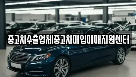 전남 광양시 진상면 중고차매입 전문 중고차수출업체중고차매입매매지원센터