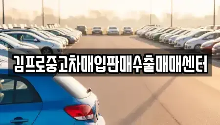 전남 순천시 서면 중고차매입 전문 김프로중고차매입판매수출매매센터