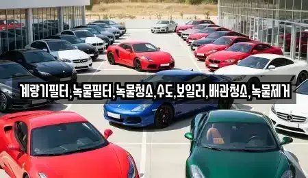 전남 순천시 와룡동 렌트카 전문 계량기필터,녹물필터,녹물청소,수도,보일러,배관청소,녹물제거