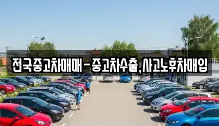 전남 순천시 인제동 중고차매입 전문 전국중고차매매-중고차수출,사고노후차매입