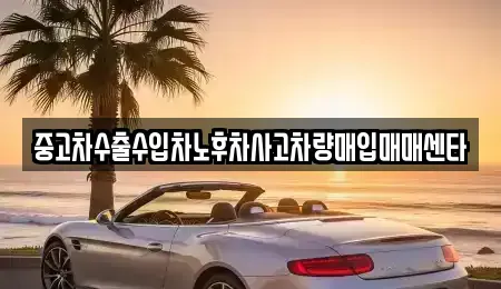 전남 순천시 조례동 중고차매입 전문 중고차수출수입차노후차사고차량매입매매센타