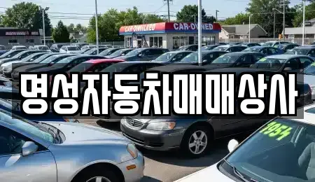전라남도 광양시 광양읍 중고차 전문 명성자동차매매상사