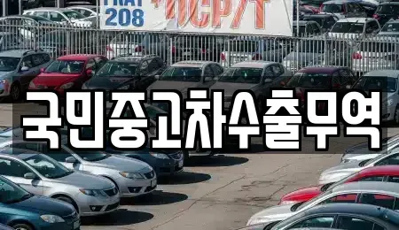 전라남도 여수시 충무동 중고차 전문 국민중고차수출무역
