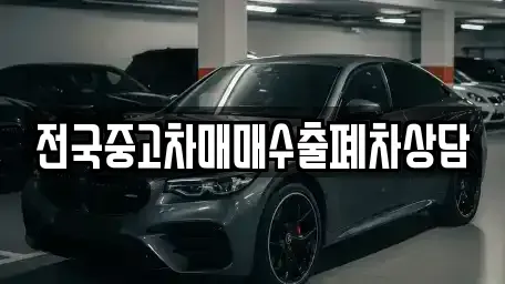 전라남도 영암군 삼호읍 중고차 전문 전국중고차매매수출폐차상담