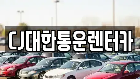 전북 군산시 명산동 렌트카 전문 CJ대한통운렌터카