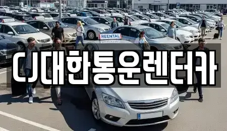 전북 군산시 송풍동 렌트카 전문 CJ대한통운렌터카