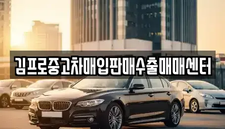 전북 군산시 장재동 중고차매입 전문 김프로중고차매입판매수출매매센터