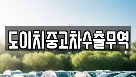 전북 김제시 금구면 중고차 전문 도이치중고차수출무역