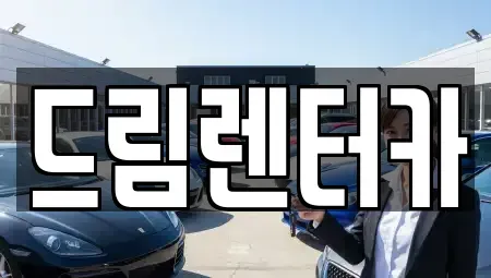 전북 남원시 내척동 렌트카 전문 드림렌터카