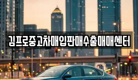전북 무주군 중고차매입 전문 김프로중고차매입판매수출매매센터
