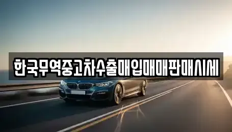전북 부안군 계화면 중고차매매 전문 한국무역중고차수출매입매매판매시세