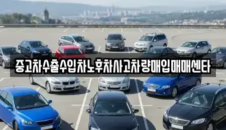 전북 부안군 동진면 중고차매입 전문 중고차수출수입차노후차사고차량매입매매센타