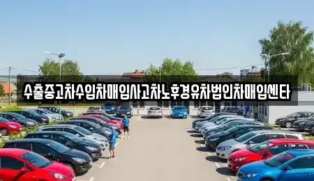 전북 익산시 신동 중고차매입 전문 수출중고차수입차매입사고차노후경유차법인차매입센타