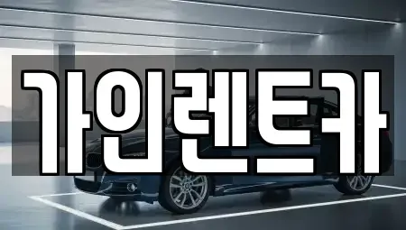 전북 전주시 덕진구 우아동1가 렌트카 전문 가인렌트카
